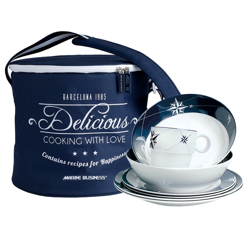 Marine Business Melamine Tableware  Basket – NORTHWIND – Set of 16 [15147]