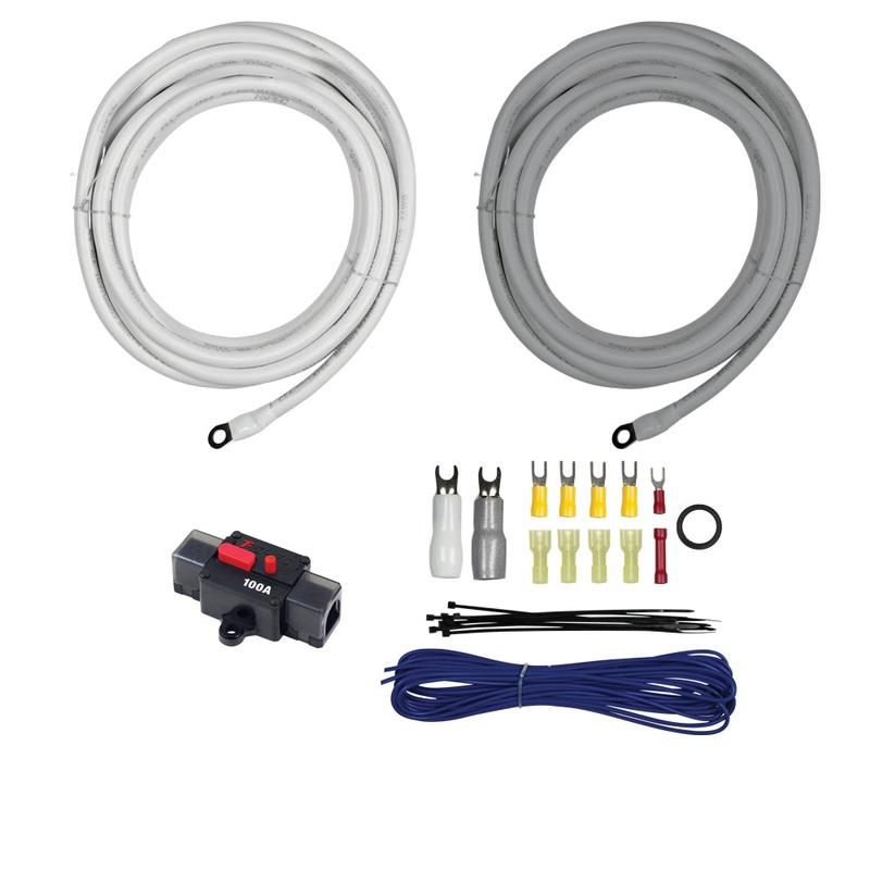 T-Spec V10-2041 4 Gauge Amp Wiring Kit – 20 (6.1 M) [V10-2041]