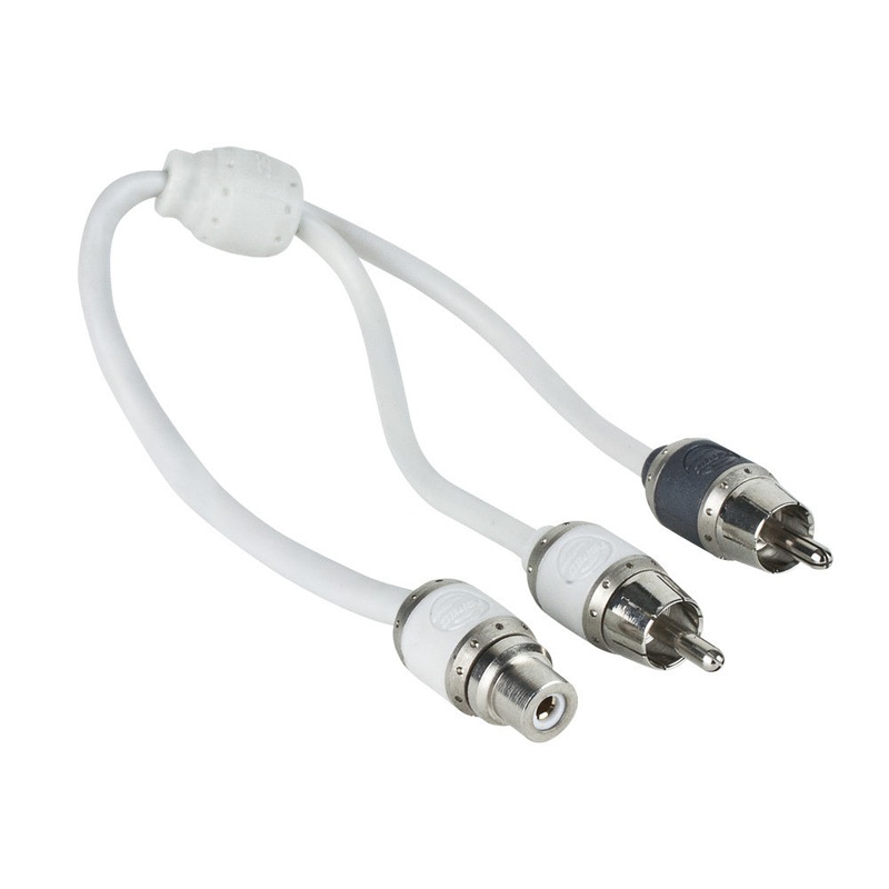 T-Spec V10 Series RCA Audio Y Cable – 2 Channel – 1 Female to 2 Males [V10RY1]