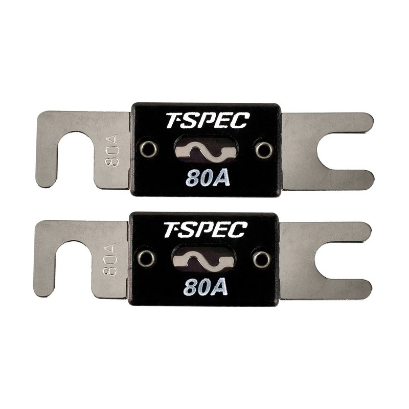 T-Spec V8 Series 80 AMP ANL Fuse – 2 Pack [V8-ANL80]