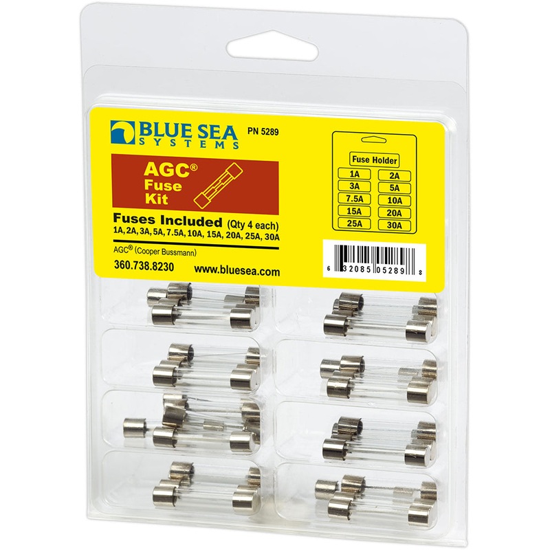 Blue Sea 5289 AGC Fuse Kit – 41-Piece [5289]