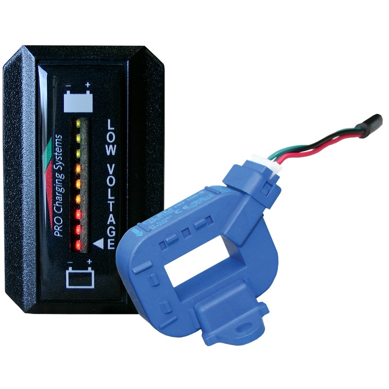 Dual Pro Lithium Battery Gauge – Single – Rectangle Vertical Display [BFGVLITH]