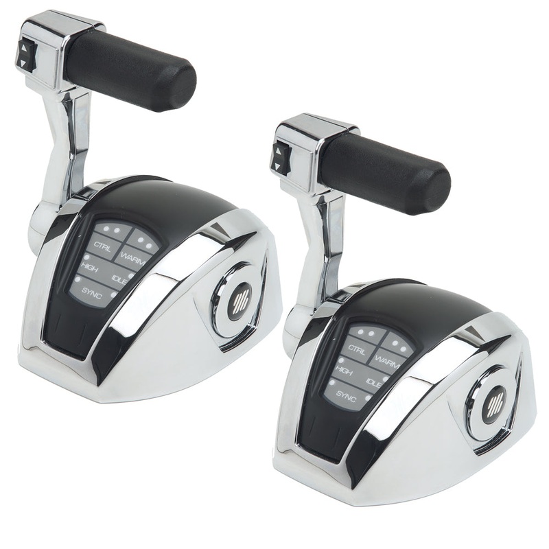 UFlex Power A Electronic Control Package w/ Trim – Single Engine/Dual Station – Mechanical Throttle/Mechanical S [MM12T]