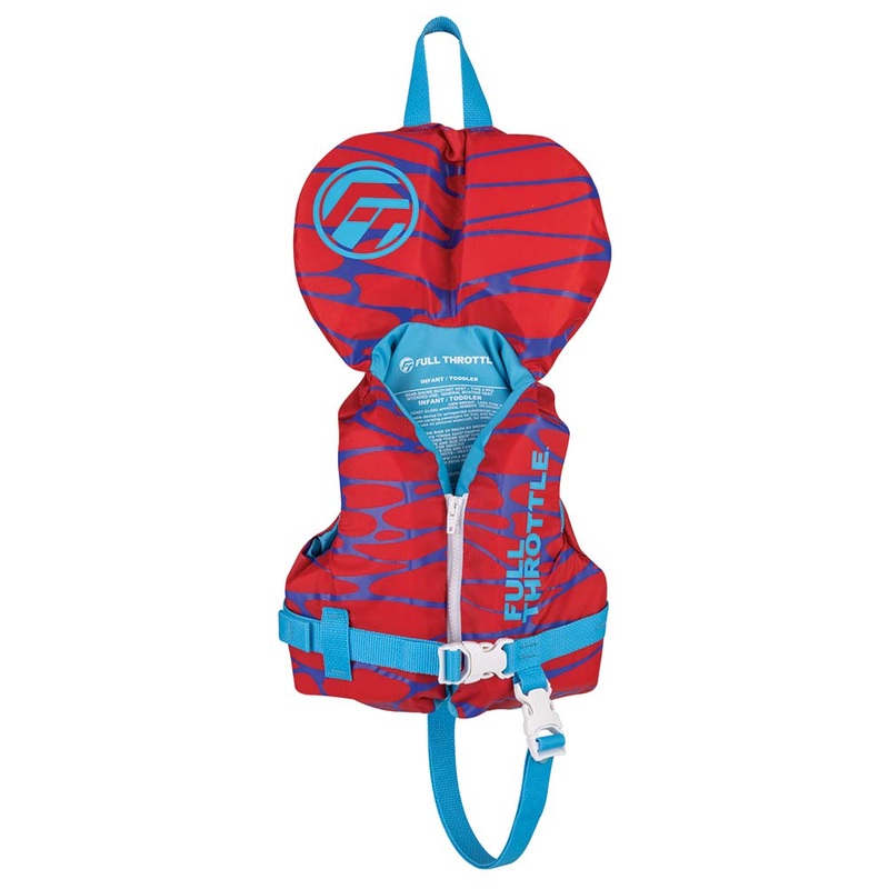 Full Throttle Infant Nylon Life Jacket – Red [112400-100-000-22]