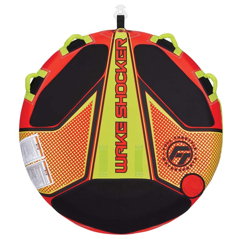 Full Throttle Wake Shocker Towable Tube – 2 Rider – Red [302400-100-002-21]