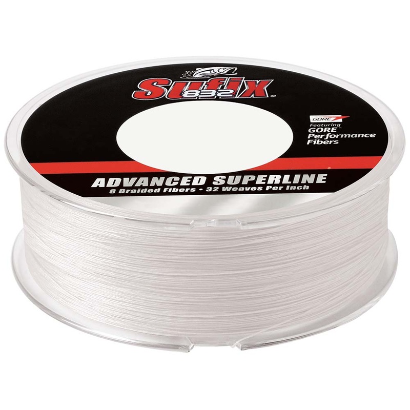 Sufix 832 Advanced Superline Braid – 10lb – Ghost – 600 yds [660-210GH]