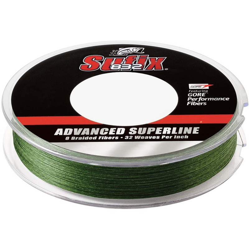 Sufix 832 Advanced Superline Braid – 10lb – Low-Vis Green – 300 yds [660-110G]
