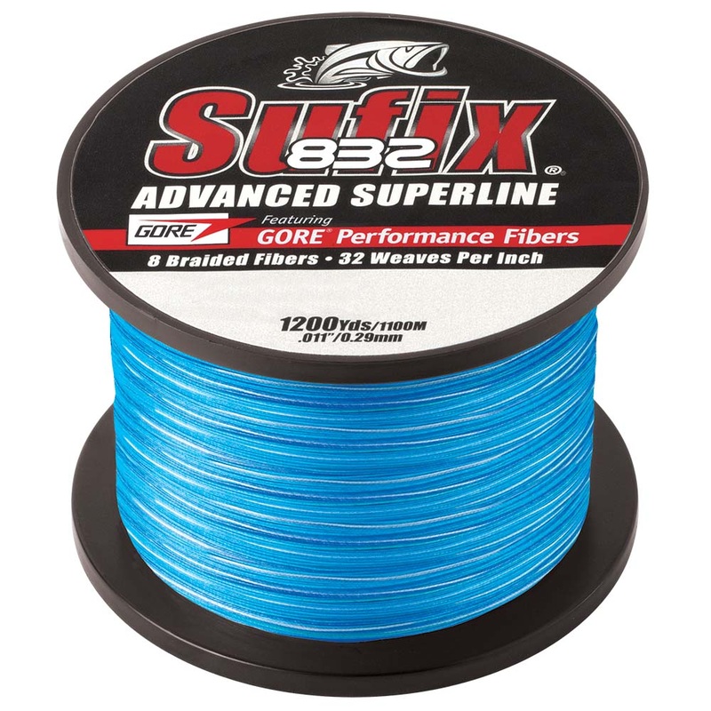 Sufix 832 Advanced Superline Braid – 15lb – Coastal Camo – 1200 yds [660-315CC]