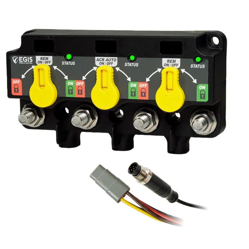 Egis Triple XD – NMEA 2000 – Relay/ACR/Relay w/Knobs – 12 Position DT [9831-2535]