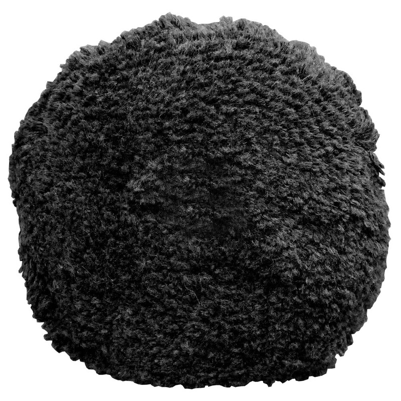 Presta Black Wool Heavy Cutting Pad – 9″ [890140]