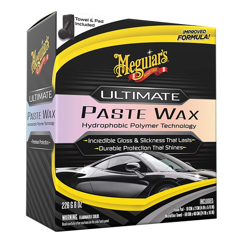 Meguiars Ultimate Paste Wax – Long-Lasting, Easy to Use Synthetic Wax – 8oz [G210608]