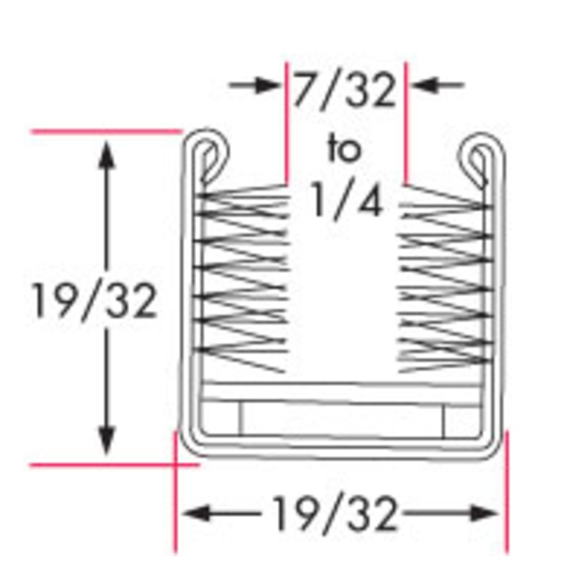Cooper Standard Single Rigid Channel 8′ [75000119]