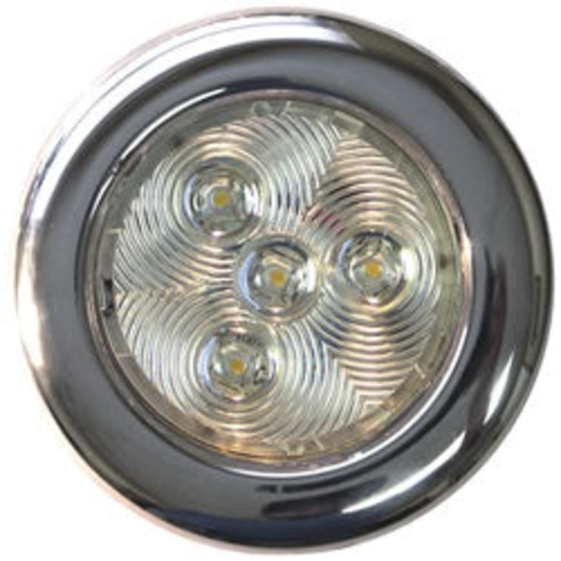 T-H Marine Puck Light S/S White [LED-51827-DP]