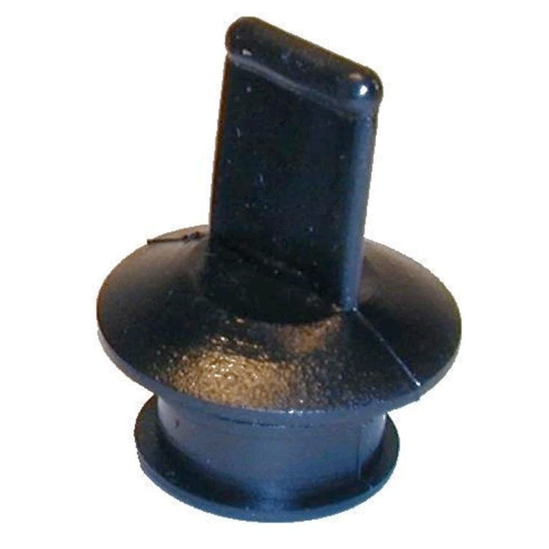 T-H Marine Push Plug Vinyl Black [PP-118-DP]