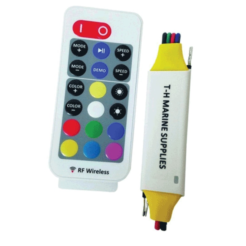 T-H Marine Rgb Led Light Control/Remote [LED-RGBCONT-1-DP]
