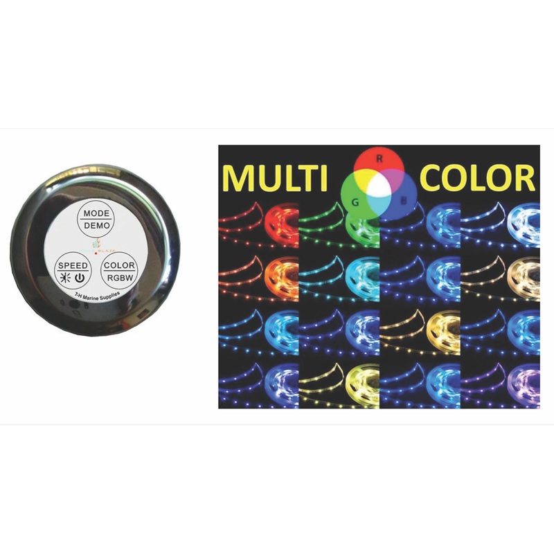 T-H Marine Rgb Led Light Controller [LED-RGBCONT-2F-DP]