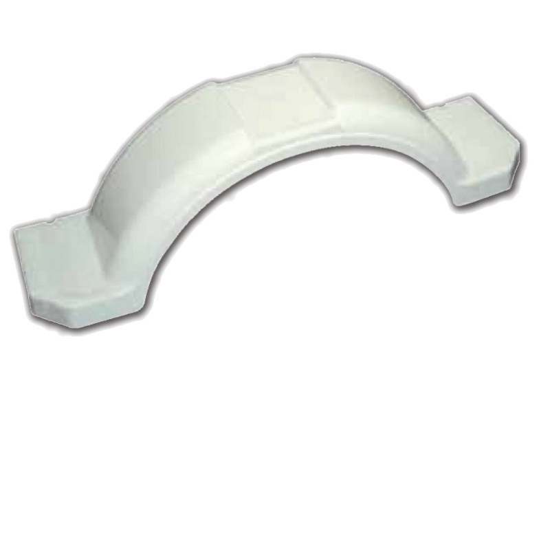Tie Down Fender-Plastic 14″ White [44332]