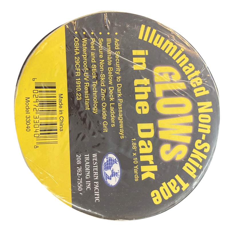 Western Pacific Trading Non Slip Tape 1.88″X30′ Glow [33040]