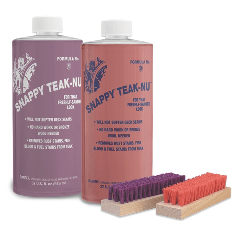 Starbrite Snappy Teak-Nu Kit 2×32 Oz [STN-QKIT]