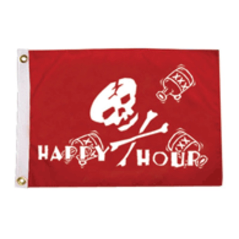 Taylor Made 12×18 Happy Hour Flag [5418]