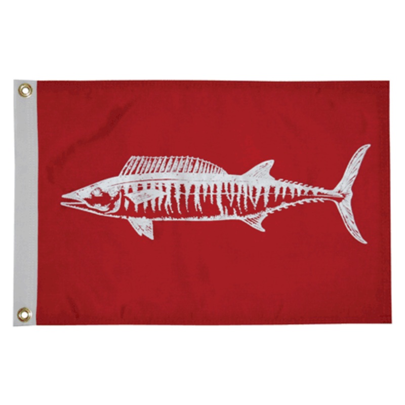 Taylor Made Wahoo Flag 12″X18″ [4118]