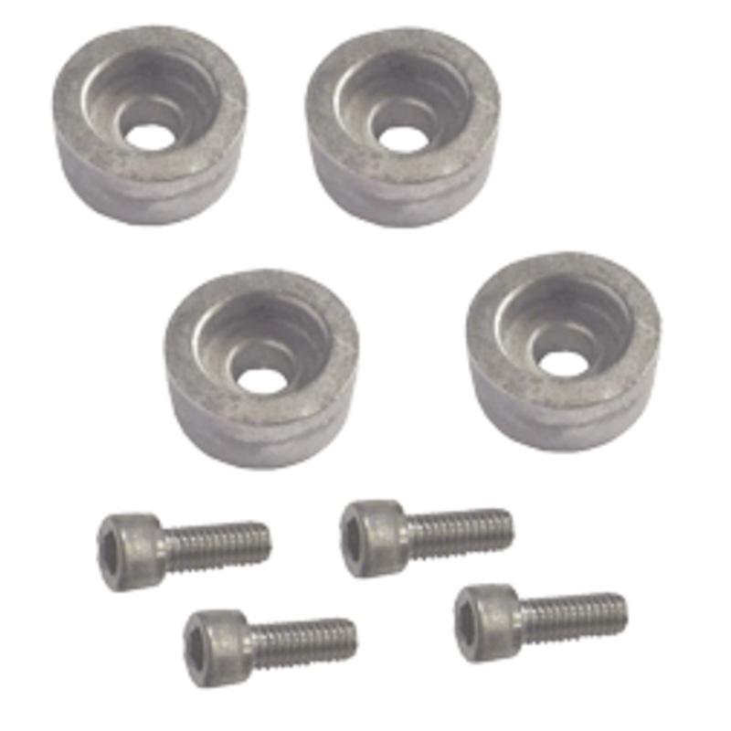 Performance Metals Alum Round Anode Set Of 4 [00344A]