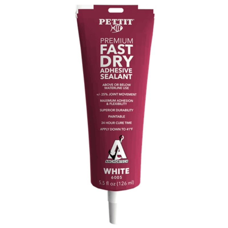 Pettit Paint Fast Dry Sealant White 5.5 Oz [1600510]