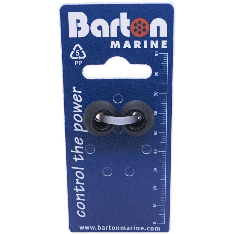 Barton 4mm Rope Stoppers – Black – Pair [42812]