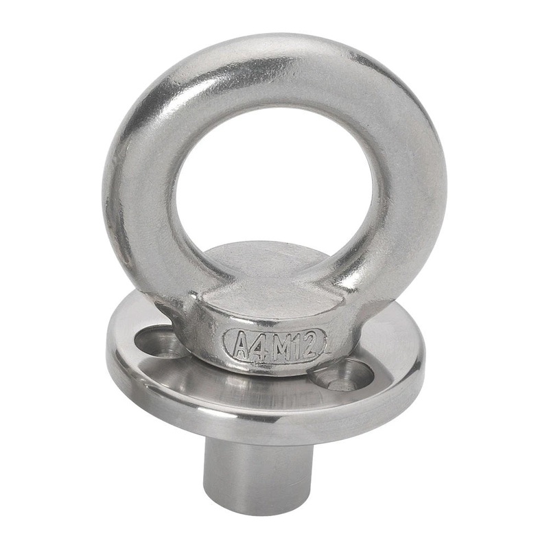 Barton Deck Plate w/Fixing  Eye w/Blanking Plug – M12 Eye [60362]