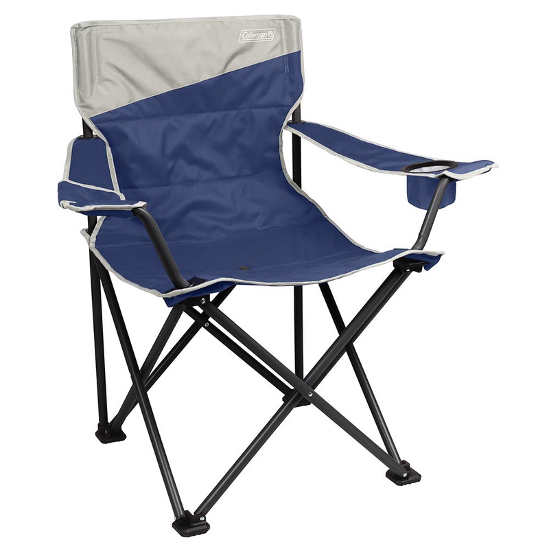 Coleman Big  Tall Quad Camping Chair – Skyfall Blue [2174440]