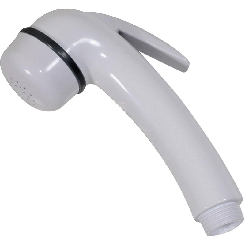 Scandvik 14004P Euro Shower Handle Straight – White [14004P]