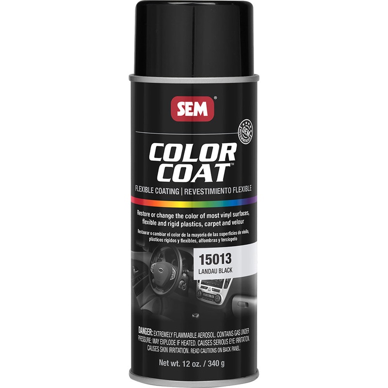 SEM Color Coat – 16oz Aerosol Can – Landau Black [15013]