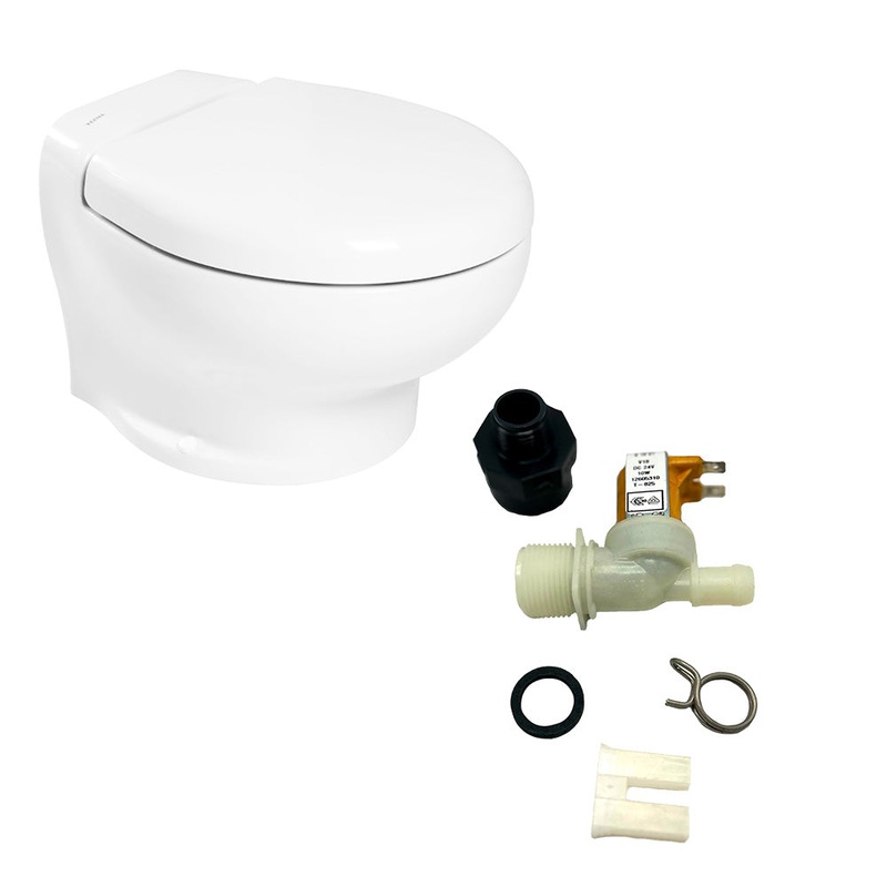 Thetford Nano Touch Compact Toilet Freshwater Kit – 24V [T-NAN024PW/TSFT/NA-FWKIT]