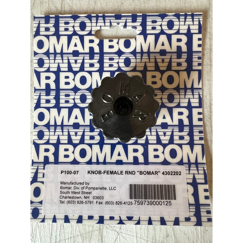 Bomar Knob 3/8″ Female F/Cst Hatch [P100-07]