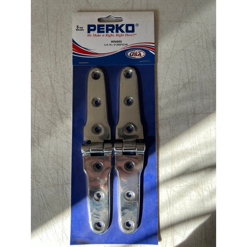 Perko Strap Hinges Cp 8″ [0120DP3CHR]