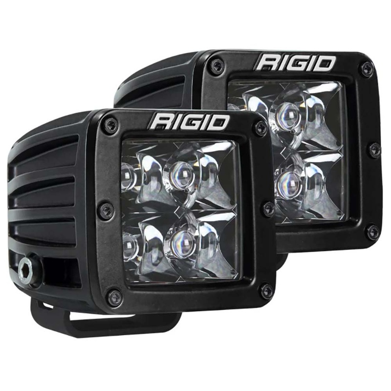 RIGID Industries D-Series Pro Dually Spot Surface Mount Pair – Midnight Edition [202213BLK]