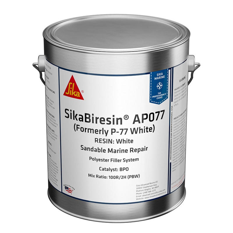 Sika SikaBiresin AP077 Polyester Fairing Compound Above/Below Waterline – Quart [609801]