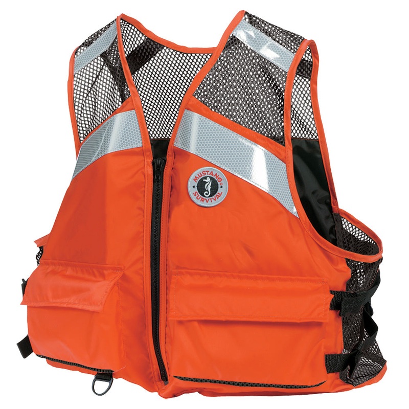 Mustang Industrial Mesh Vest – Orange – XXL/3XXL [MV1254T1-2-XXL/XXXL-216]