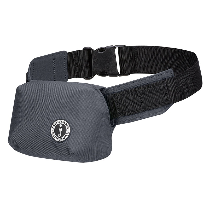 Mustang Minimalist Inflatable Belt Pack – Admiral Grey – Manual [MD3070-191-0-202]