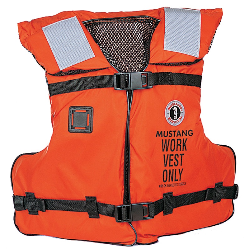 Mustang Type III/V Work Vest – Orange – Adult Universal [MV3192-2-0-16]