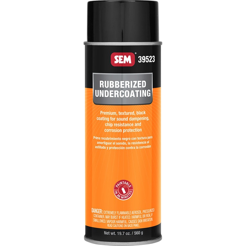 SEM Rubberized Undercoating – 24oz Aerosol Can – Black [39523]