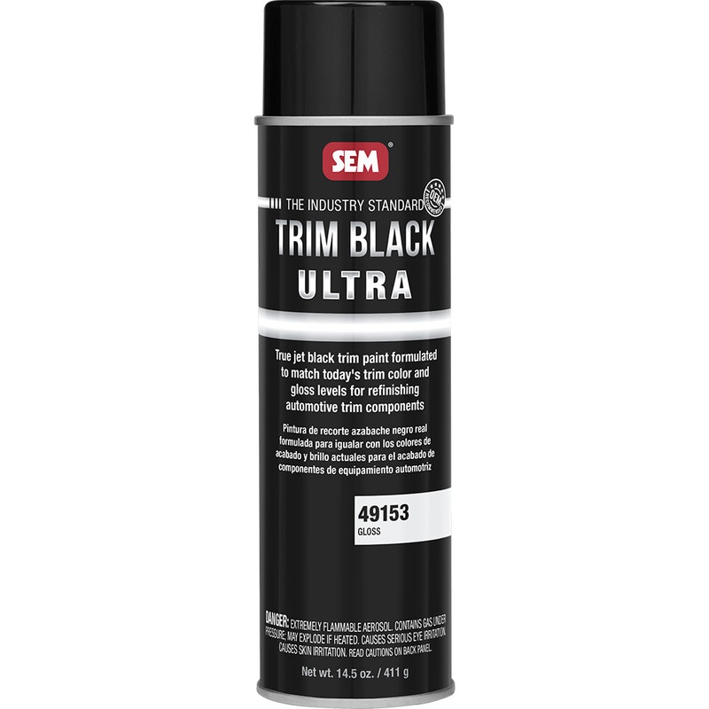 SEM Trim Black Ultra – 20oz Aerosol Can – Gloss Finish [49153]