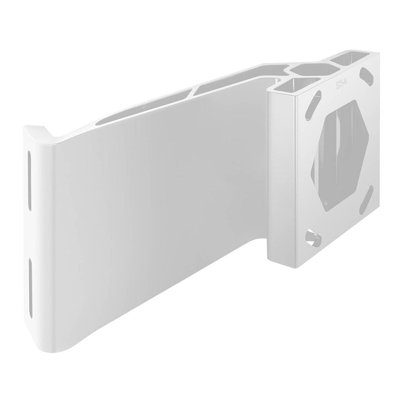 Minn Kota Raptor Jack Plate Adapter Bracket – Starboard – 5″ Setback – 4″ Rise – White [1810382]
