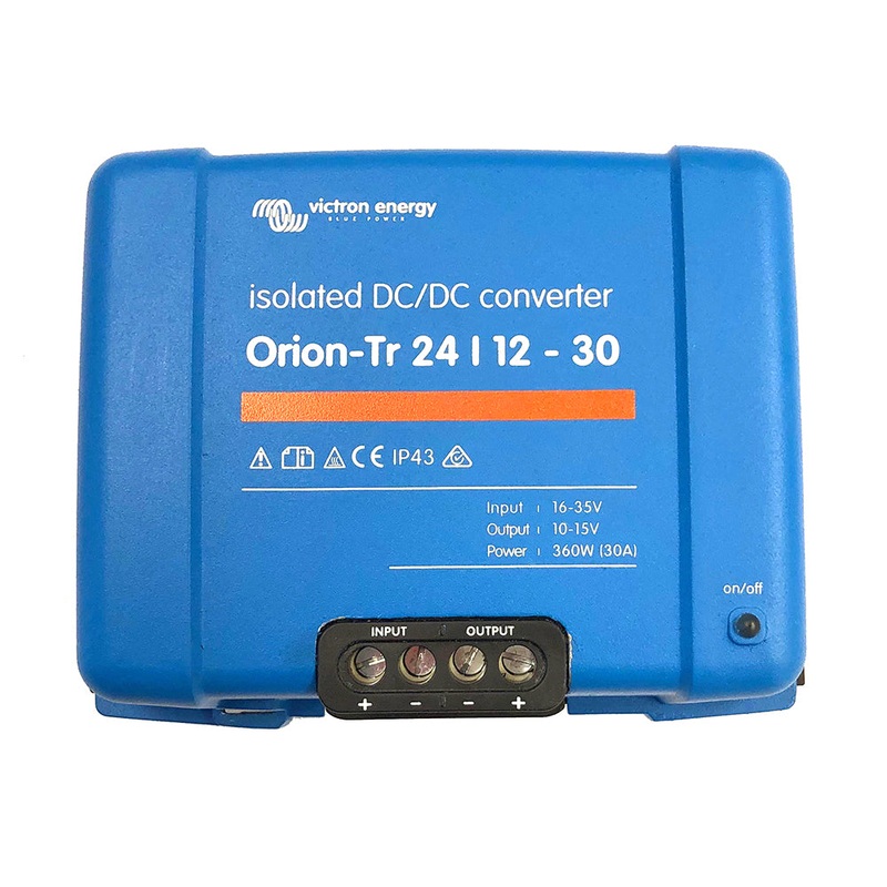 Victron Orion-TR DC-DC Converter – 24 VDC to 12 VDC – 30AMP Isolated [ORI241240110]
