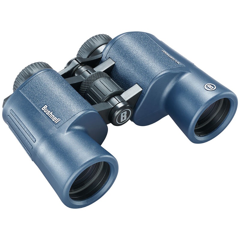 Bushnell 12x42mm H2O Binocular – Dark Blue Porro WP/FP Twist Up Eyecups [134212R]