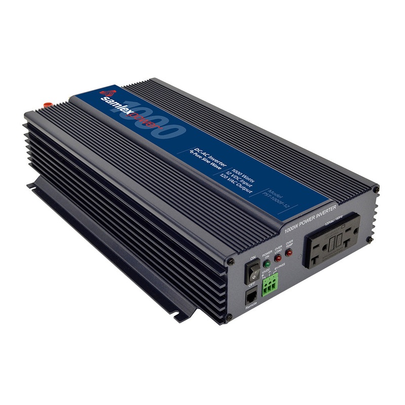Samlex PST-1000F-12 1000W Pure Sine Wave Inverter – 12V Input 120VAC Output [PST-1000F-12]