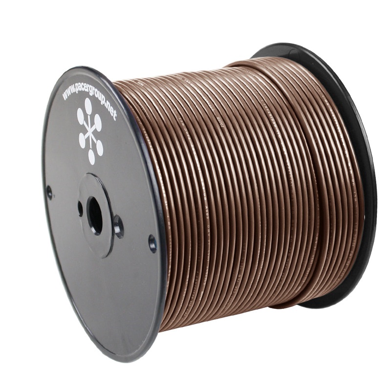 Pacer Brown 18 AWG Primary Wire – 500 [WUL18BR-500]