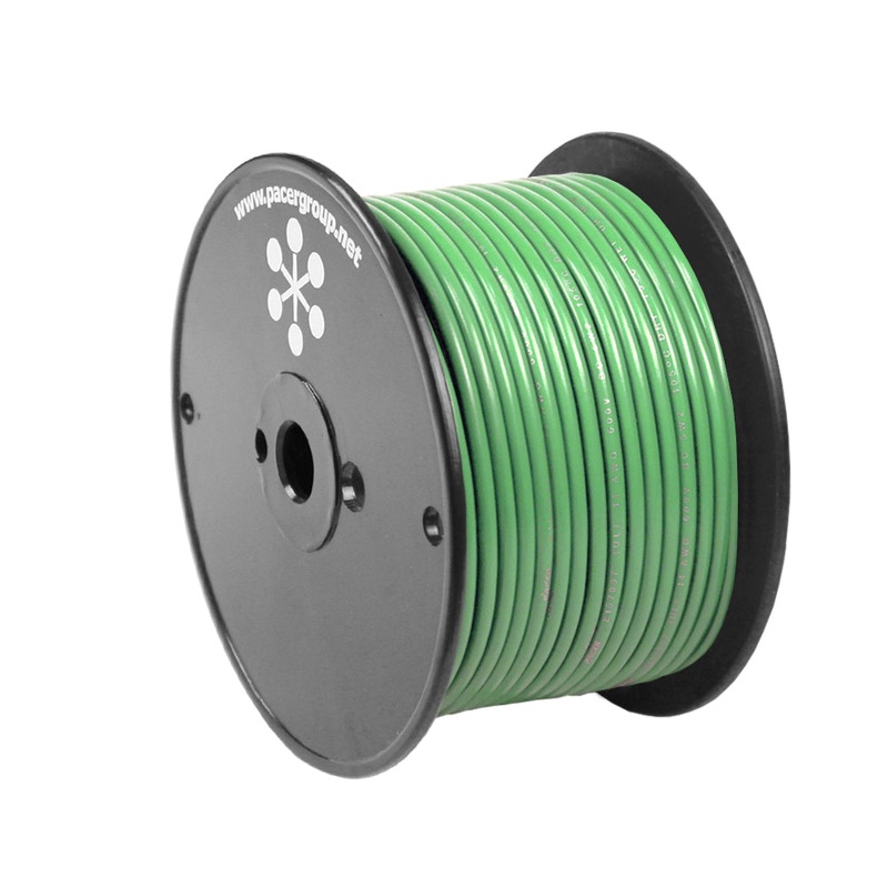 Pacer Light Green 14 AWG Primary Wire – 100 [WUL14LG-100]