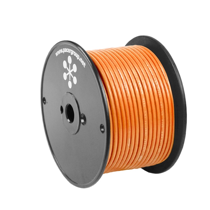 Pacer Orange 12 AWG Primary Wire – 100 [WUL12OR-100]