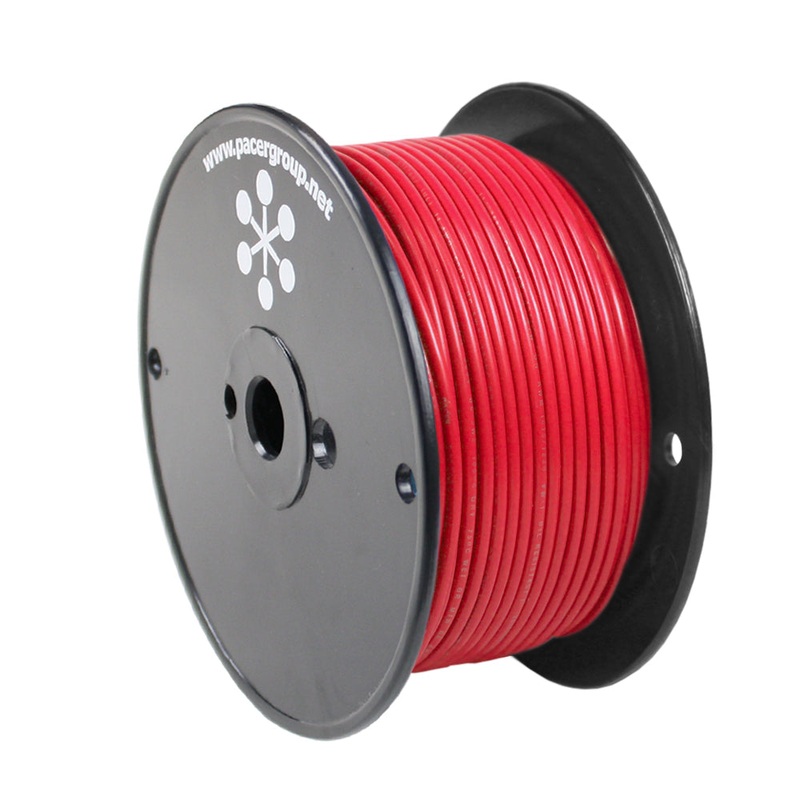 Pacer Red 12 AWG Primary Wire – 250 [WUL12RD-250]